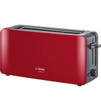 Тостер Bosch TAT 6A004, красный купить в интернет-магазине с доставкой